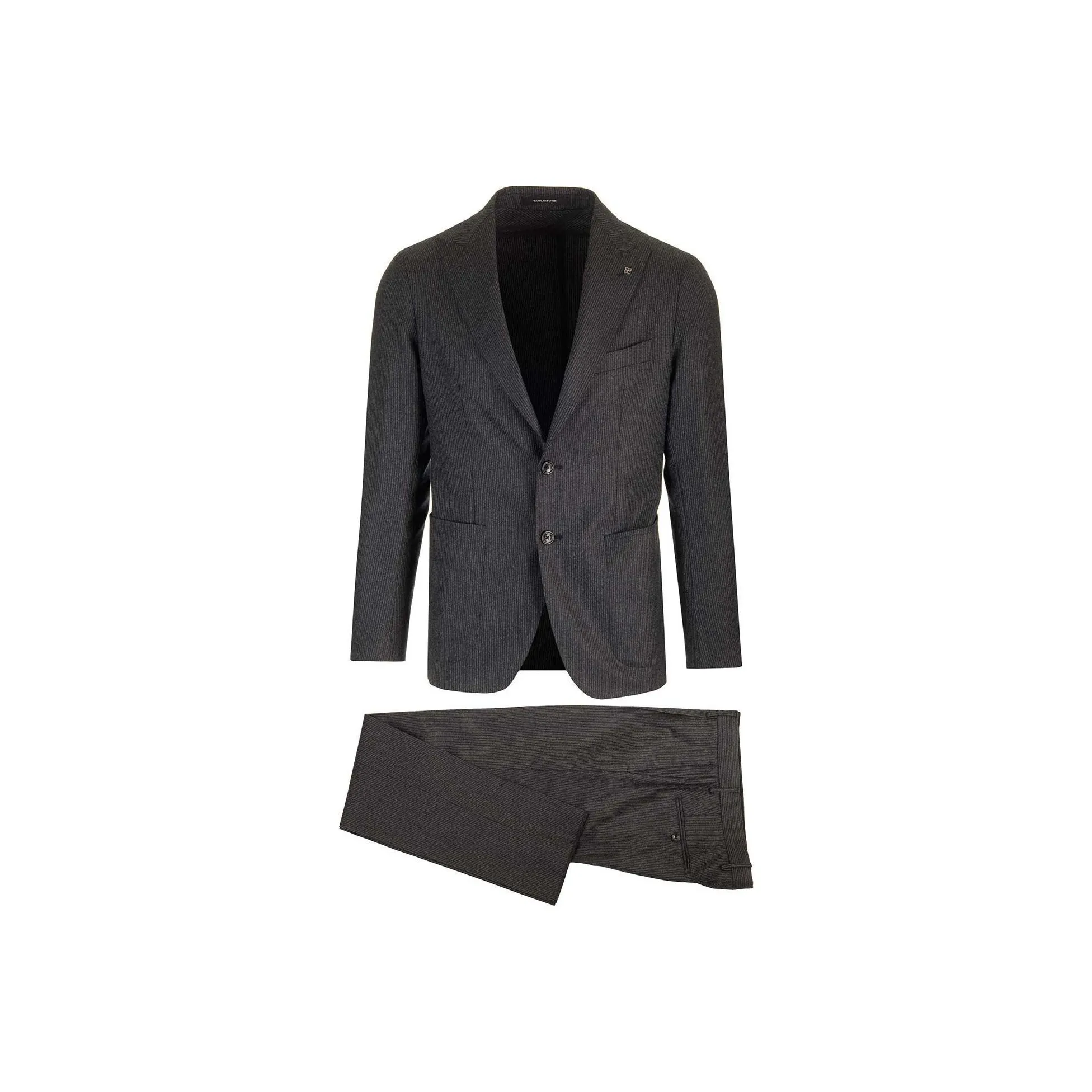 Tagliatore Montecarlo Single Breasted Pinstriped Suit