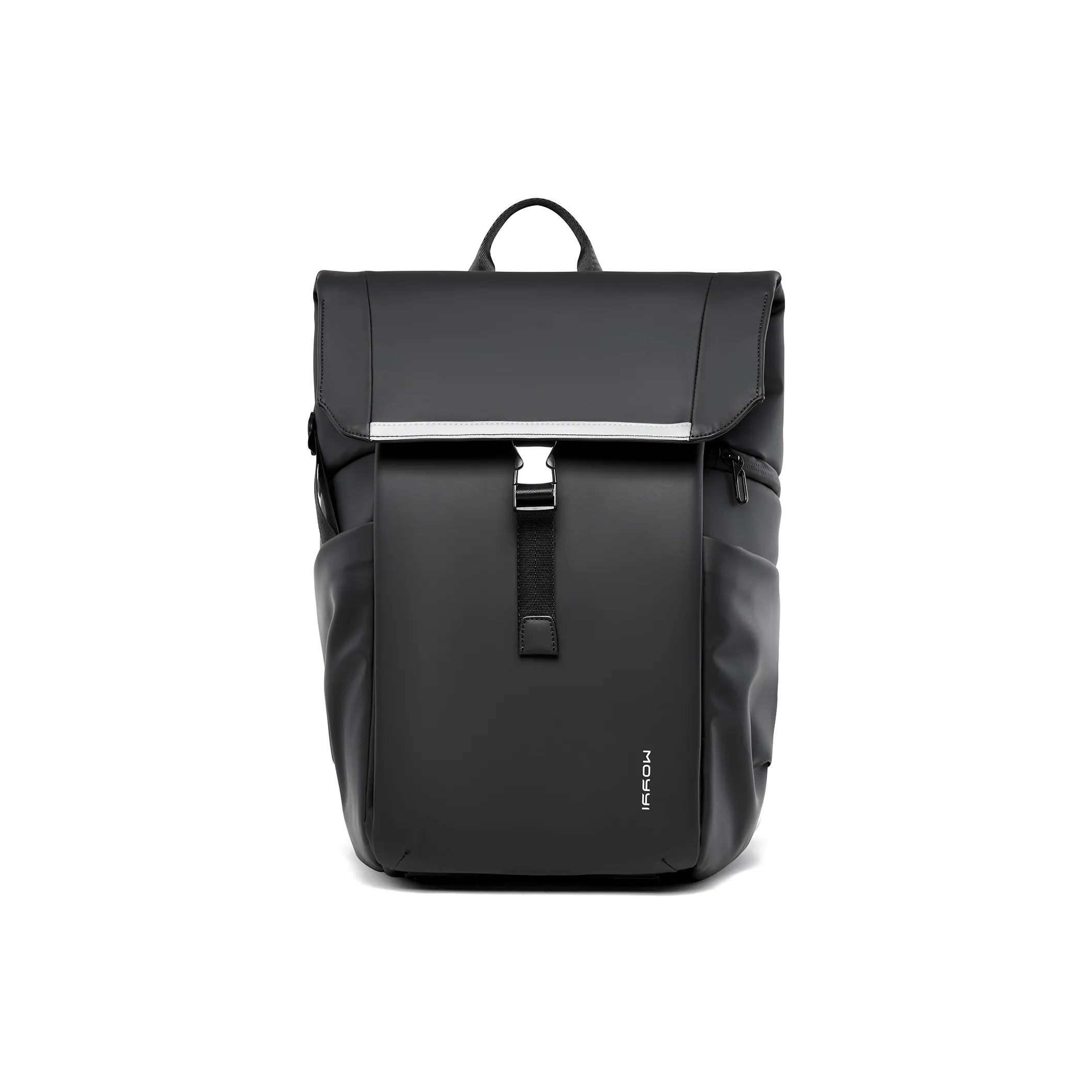 MOYYI Artificial Leather Backpack Regular Men's Black