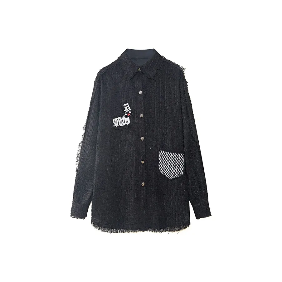 ANDREA MARTIN Shirt Women's Black