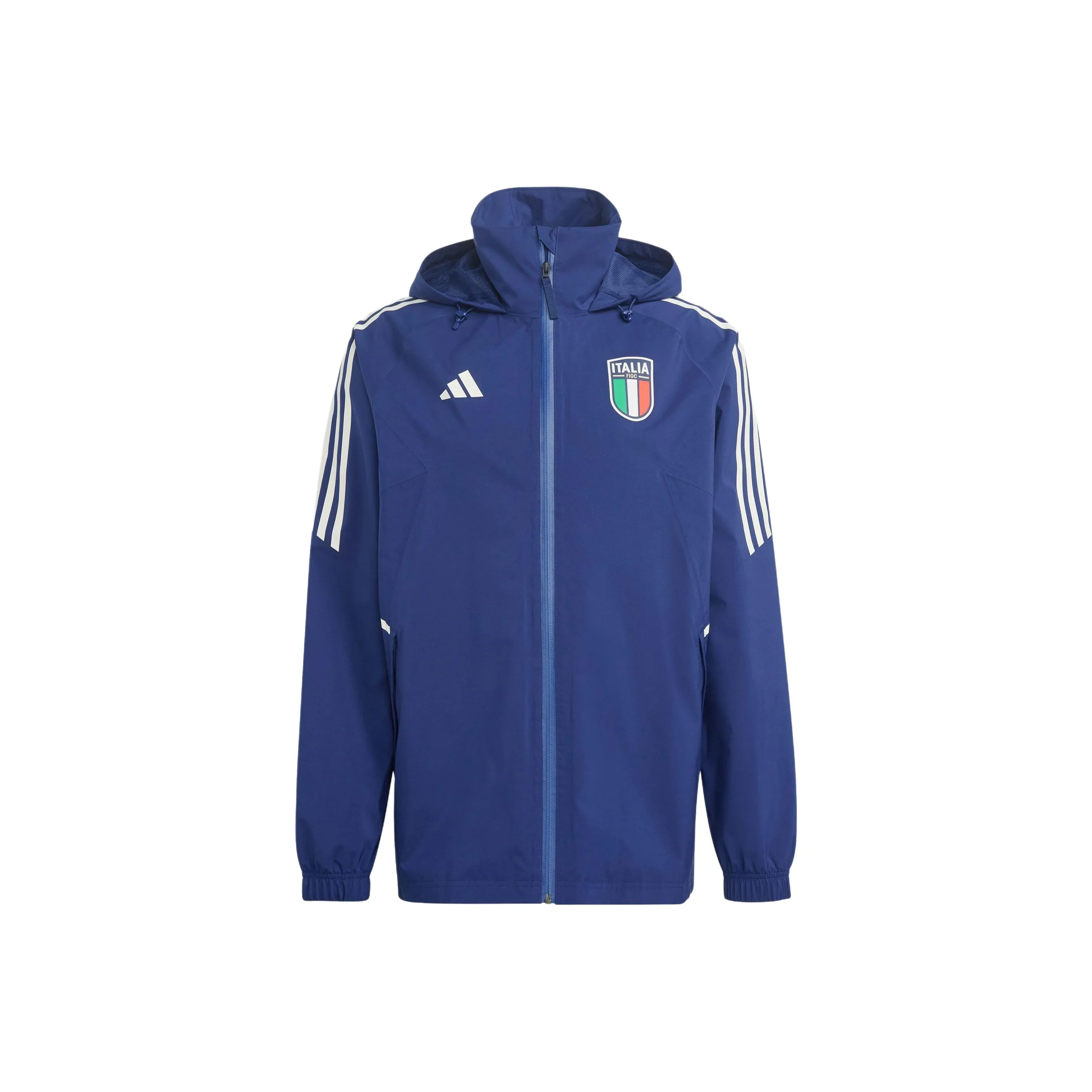 Adidas PerformanceItaly CONDIVO 22 Rain Jacket Football Jersey Men's Dark Blue