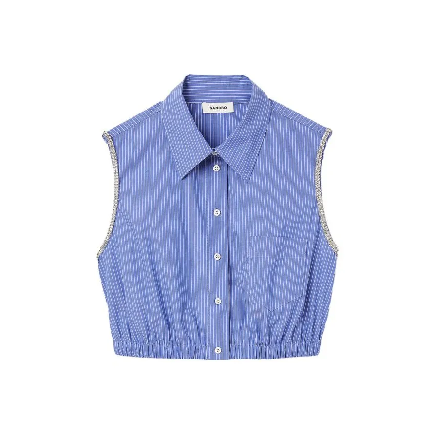 SANDRO D251/Синий Женские Трикотаж