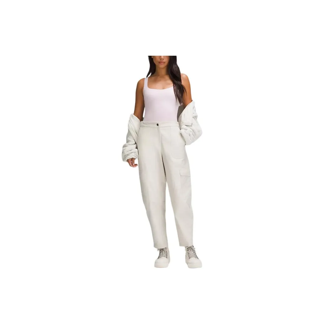 Lululemon Wundermost Ultra-Soft Nulu Square-Neck Sleeveless Bodysuit Bodysuits Women's