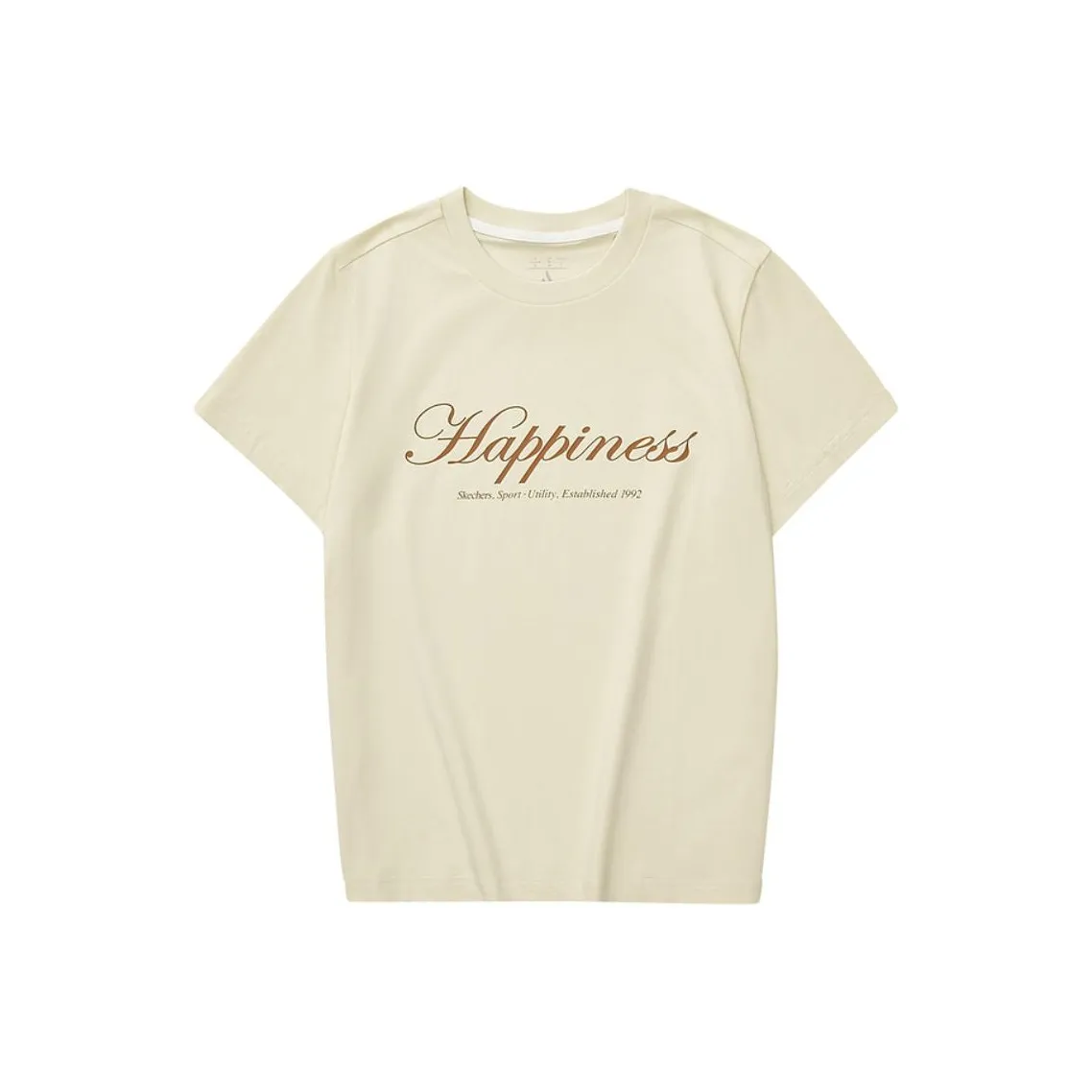 Skechers T-Shirt Женская Отбеленный Песочный