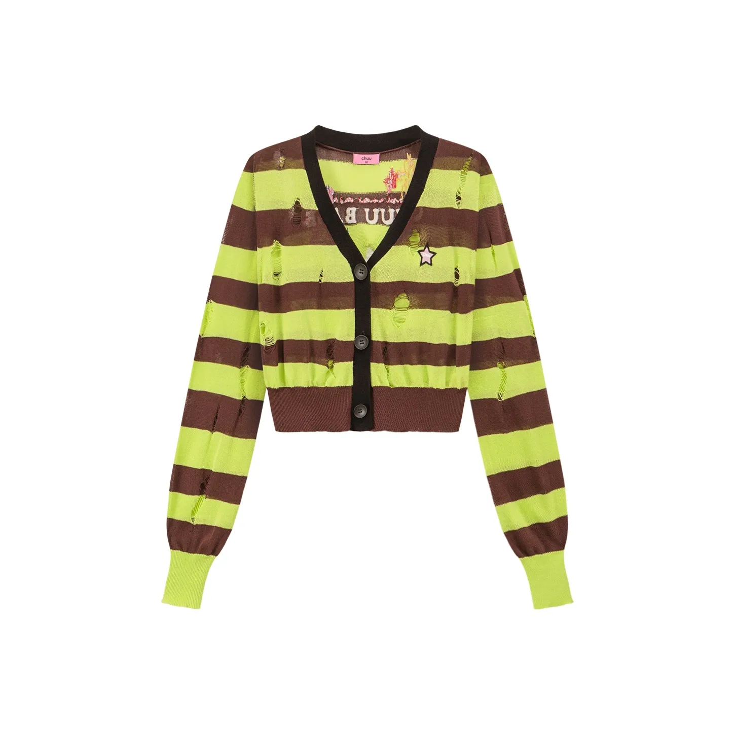 CHUU Трикотаж Женский Lime Green