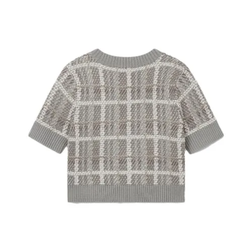 CLUB MONACO Клетчатый Женский Трикотаж