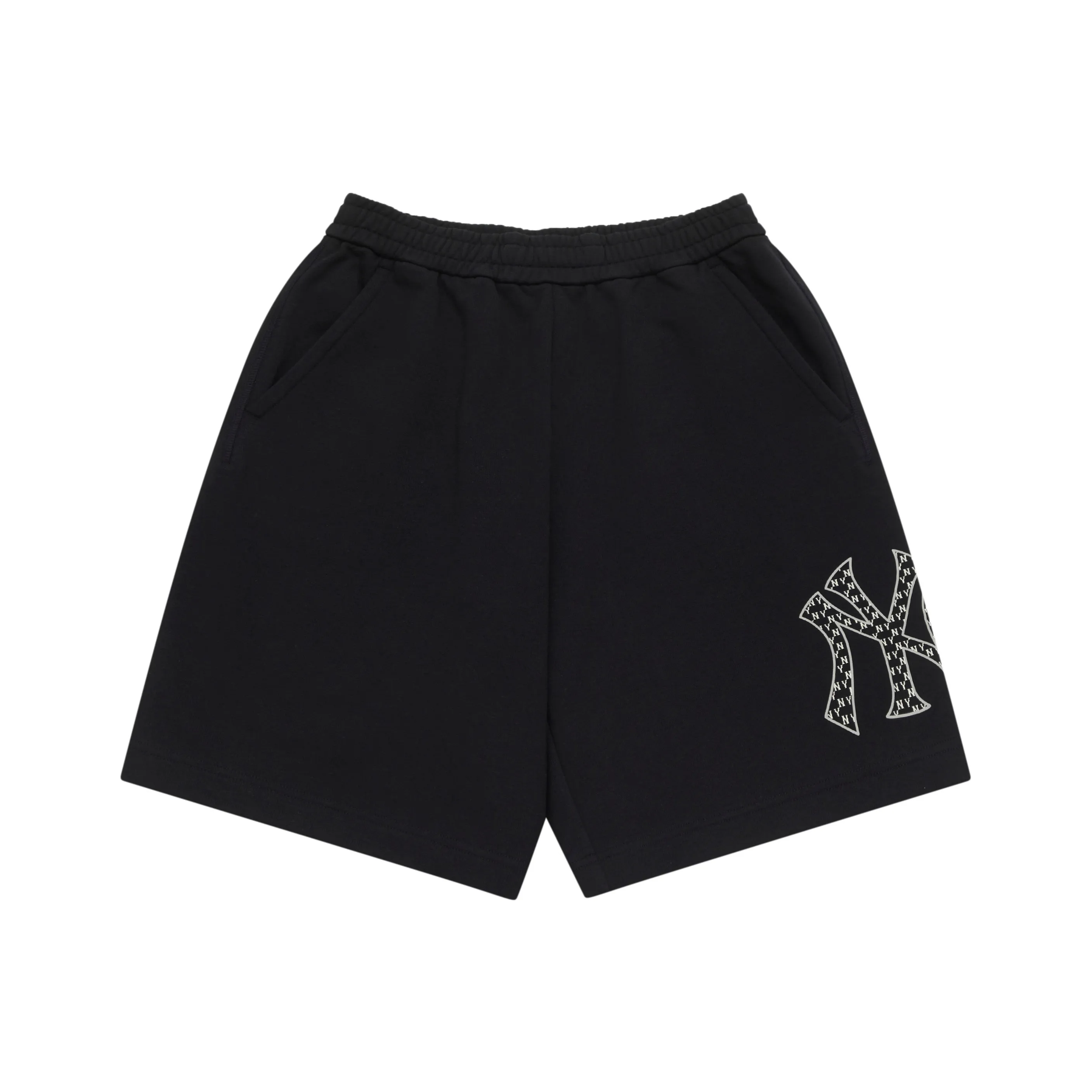 Mlb Base Logo New York Yankees Черные Унисекс Повседневные Шорты