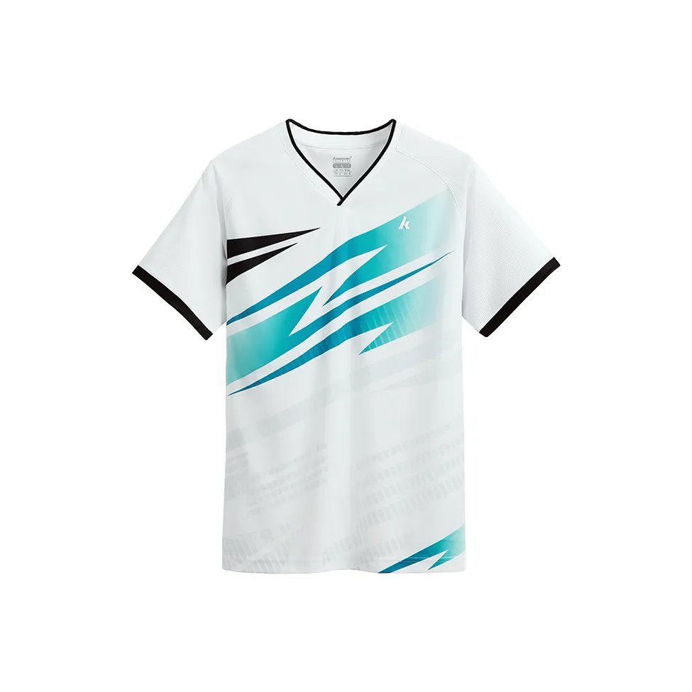 Kawasaki Match Clothing Collection Badminton Jersey Men's White