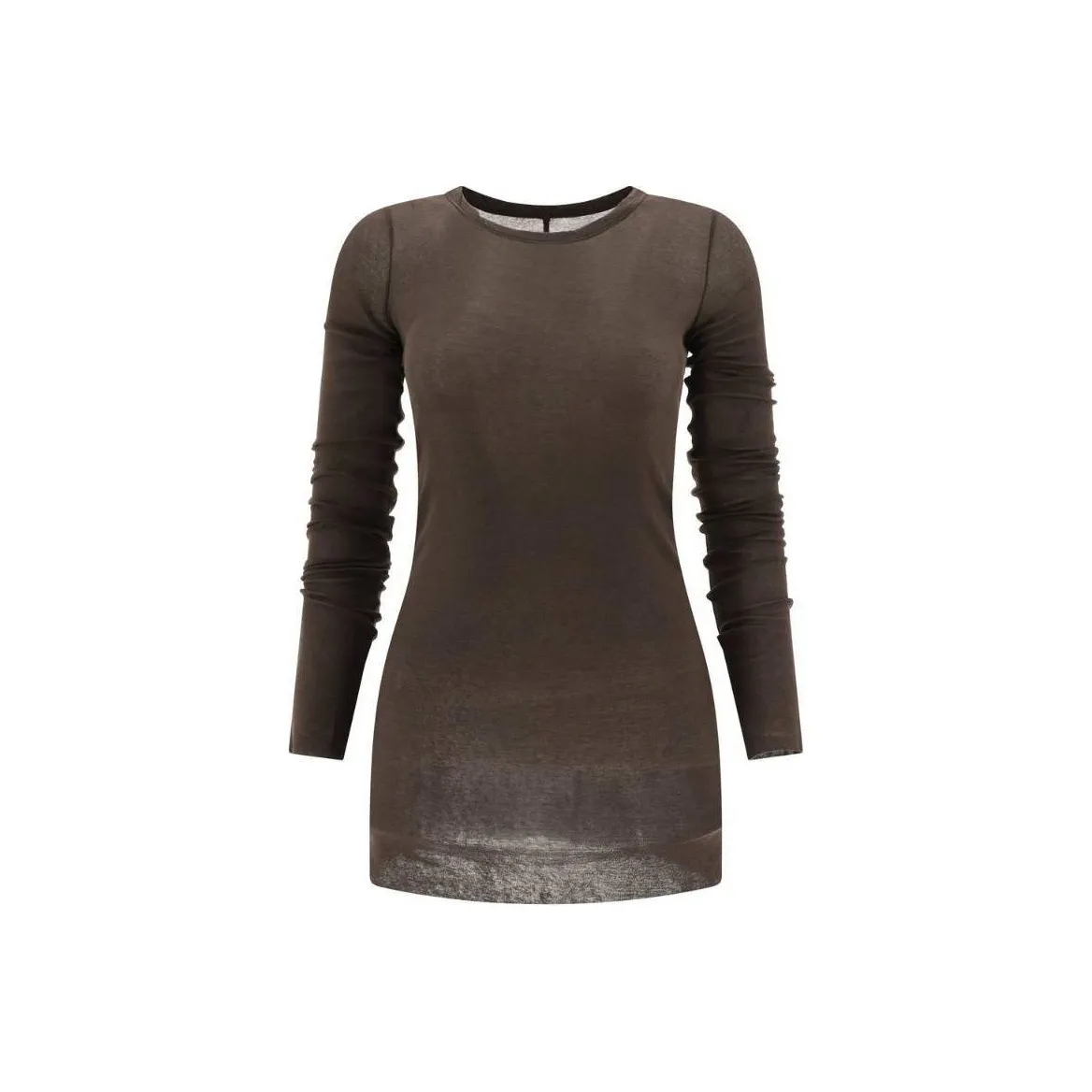 RICK OWENS Long Sleeved Sheer T-Shirt
