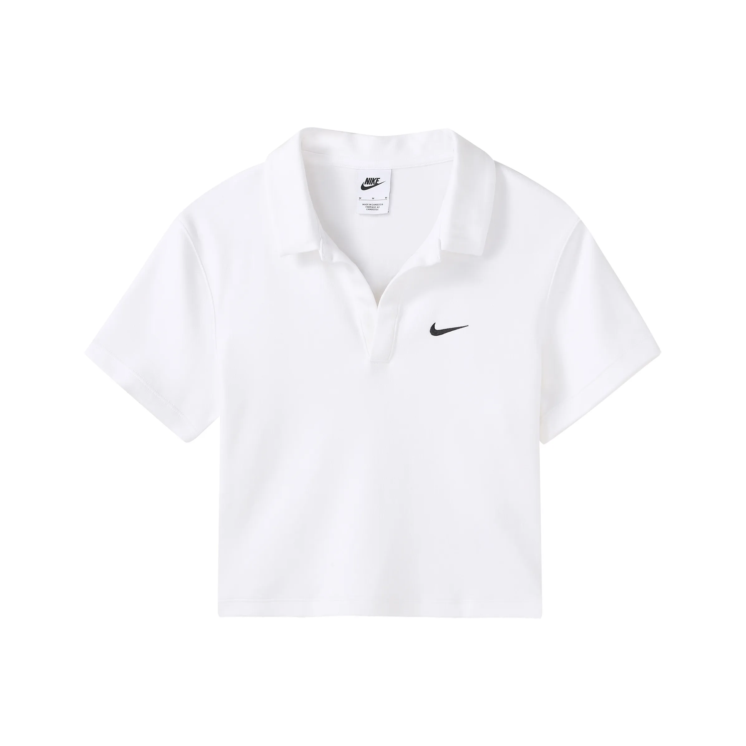 Nike Sportswear Essential Women's Short-Sleeve Polo Top White