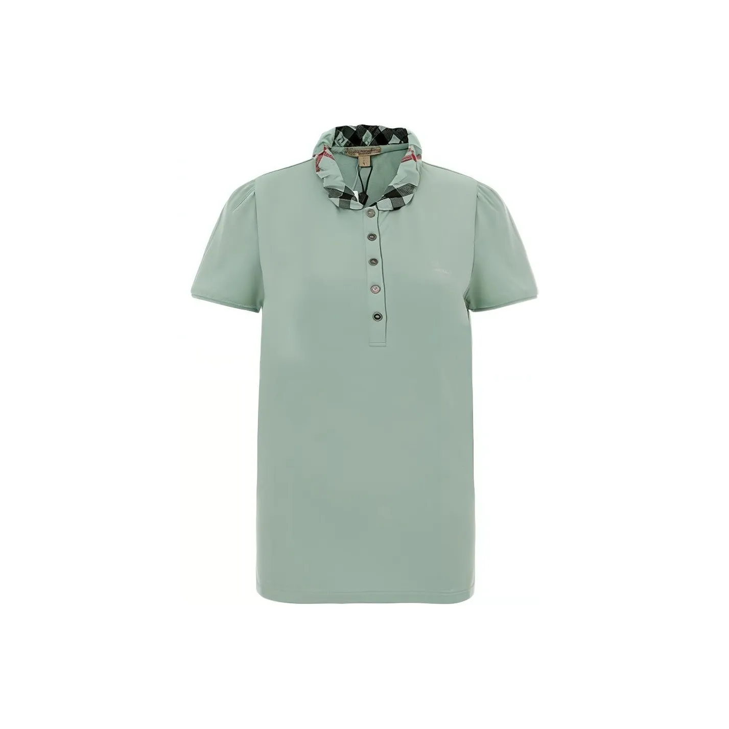 Burberry Polo Shirt Women's Mustard Green