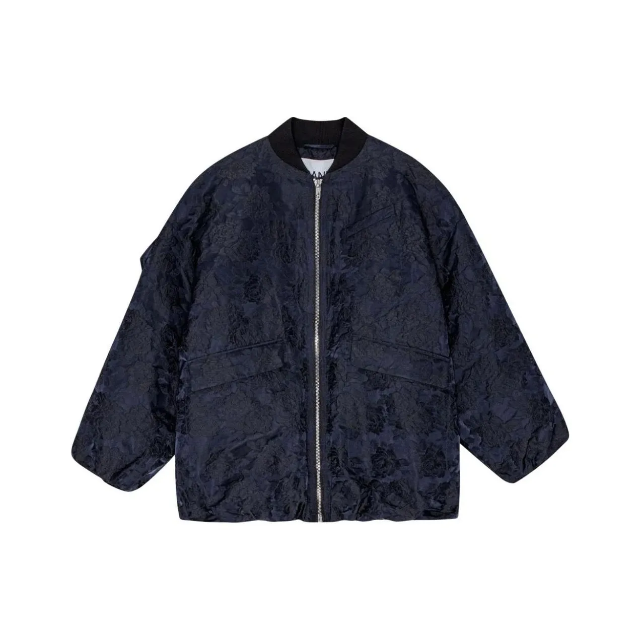 GANNI Botanical Jacquard Bomber Jacket
