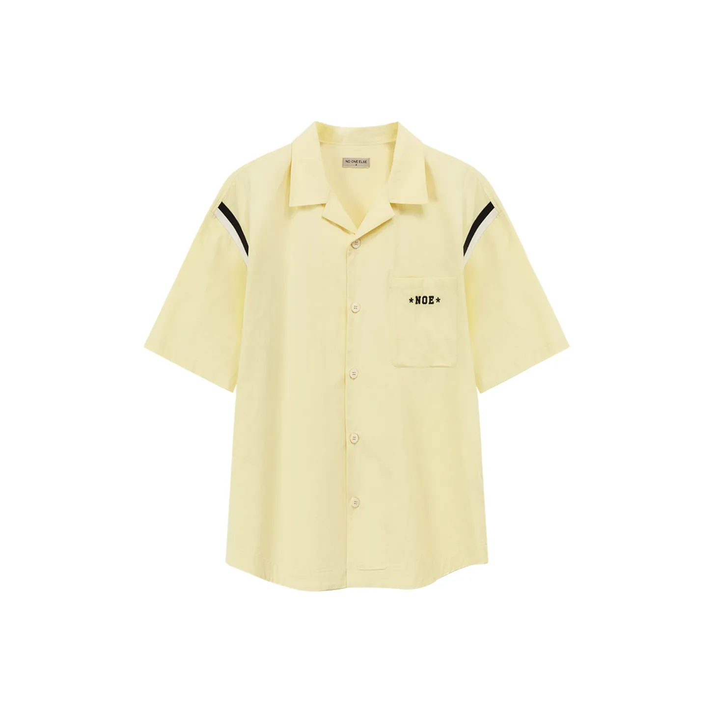 NO ONE ELSE Желтая унисекс рубашка