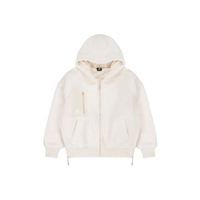 New Balance совместная куртка женская цвет сливочный