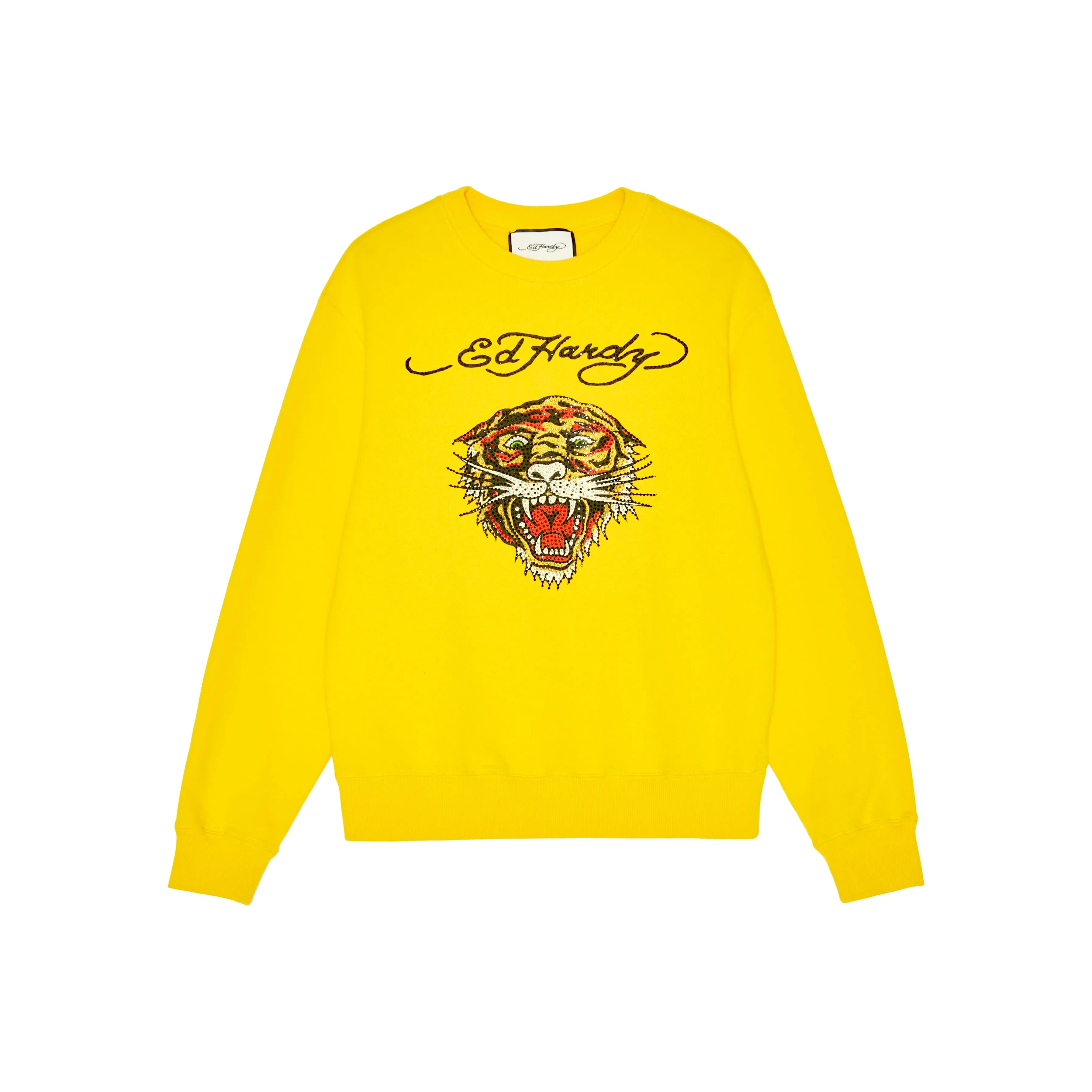 Ed Hardy Sweatshirts Women's Mango Mojito Yellow E1OWW040