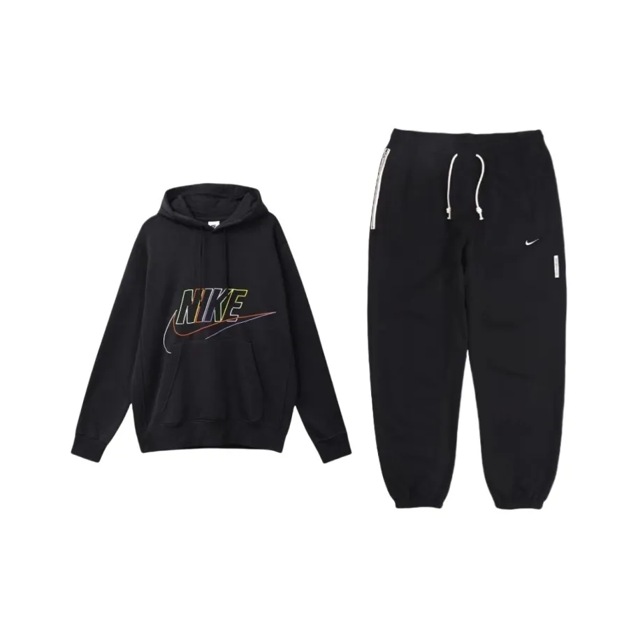 Nike Sweatshirt Set Unisex Black