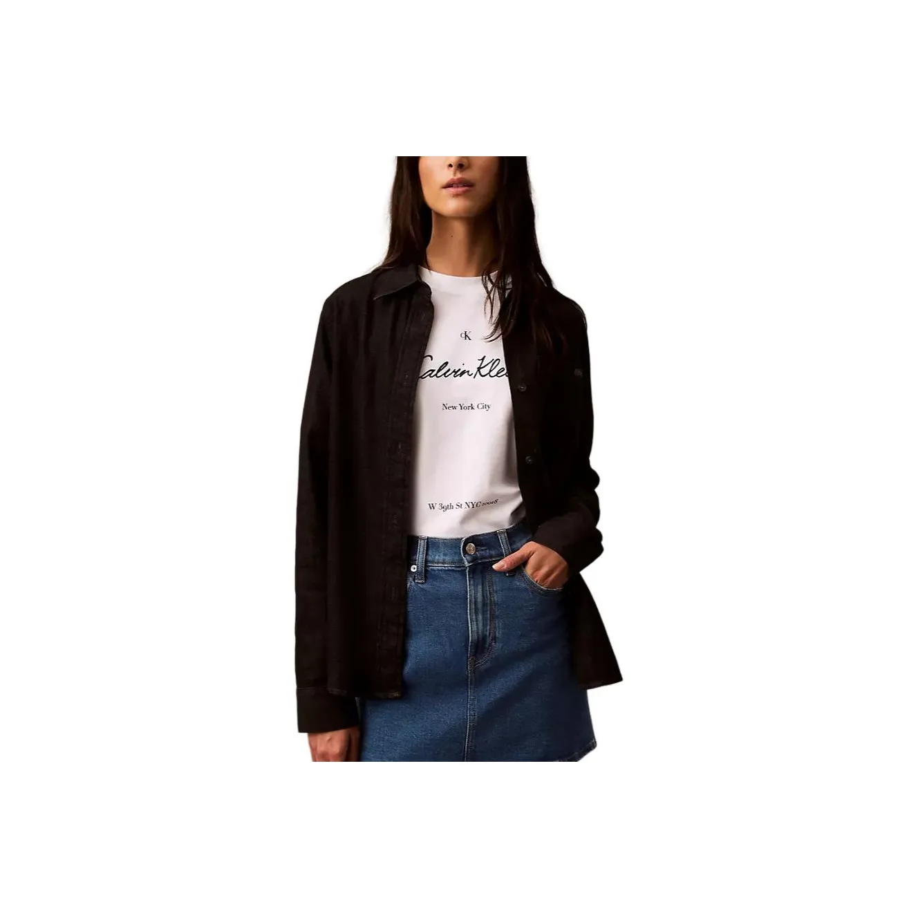 CALVIN KLEIN Shirt Women's Black