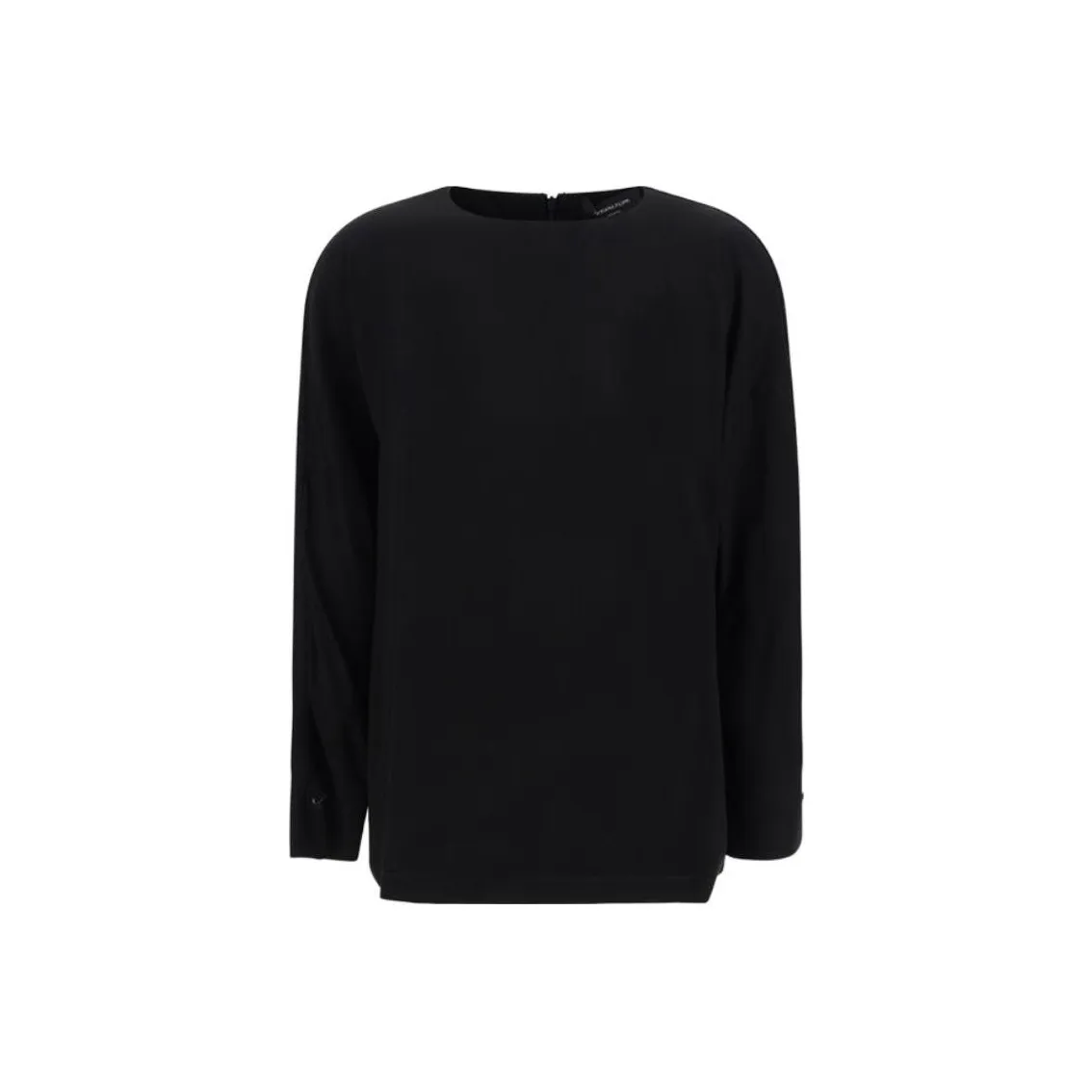 Fabiana Filippi Cufflinks Detailed Crewneck Blouse
