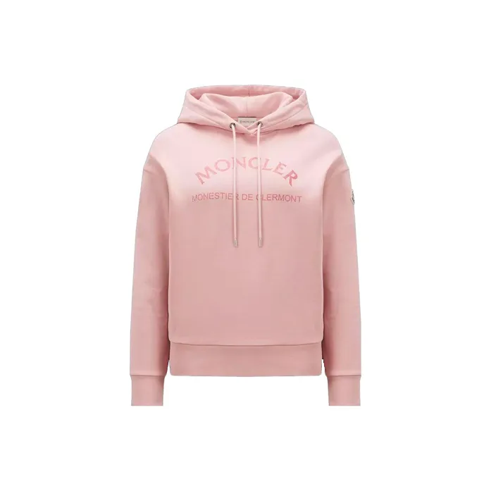 Moncler Logo glitter Cotton blend Hoodie