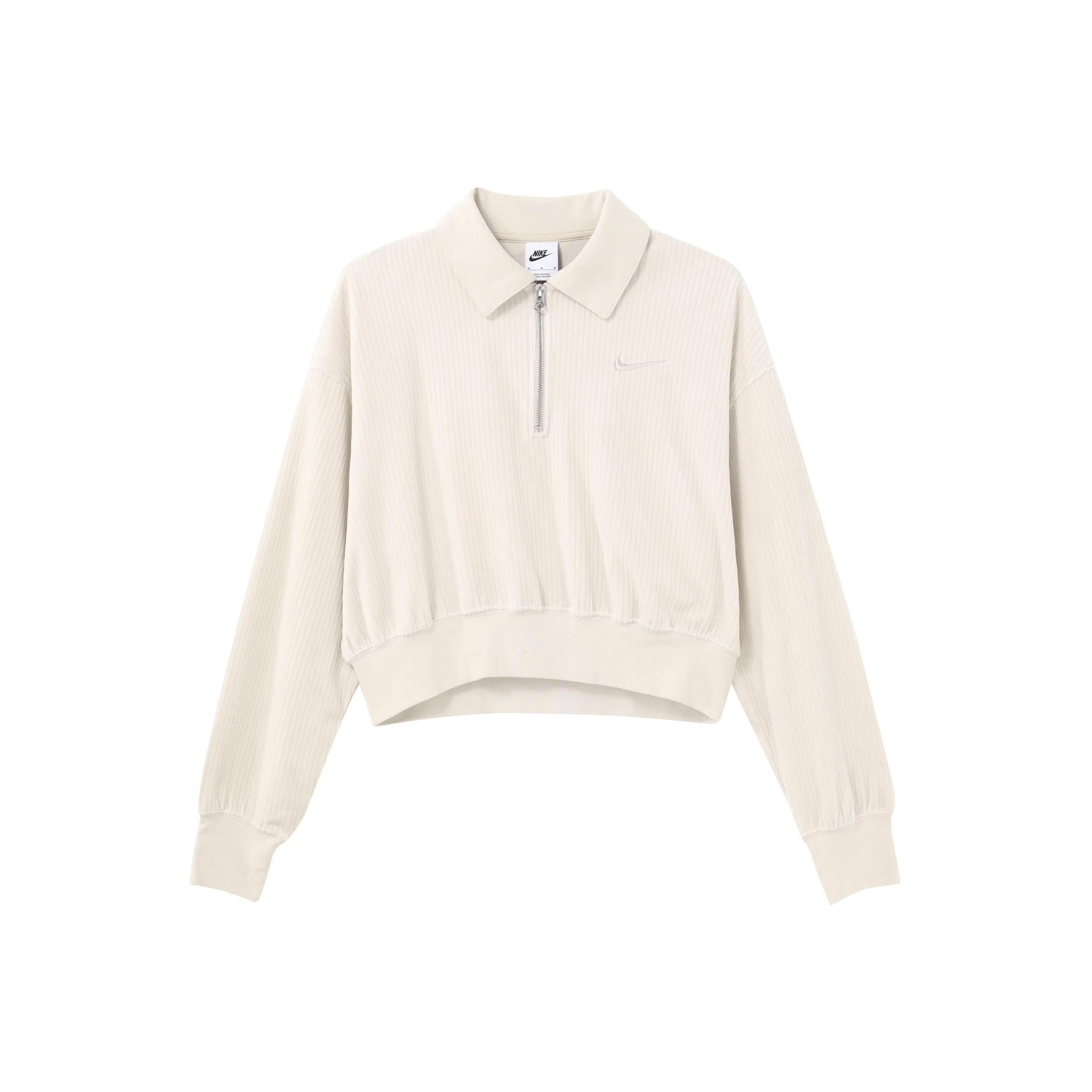 NIKE Экрю Женские Свитшоты