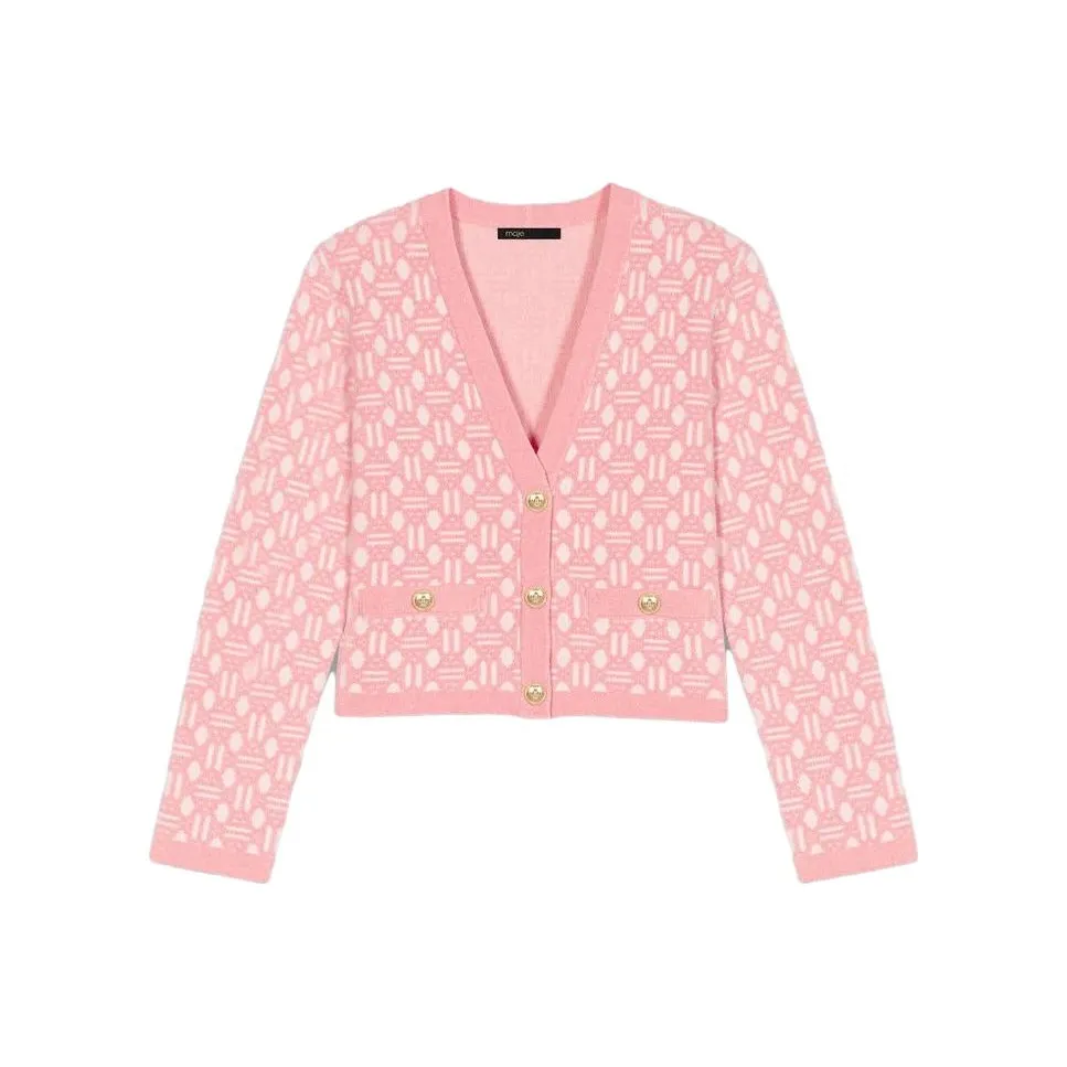 Maje Розовый Женский Трикотаж