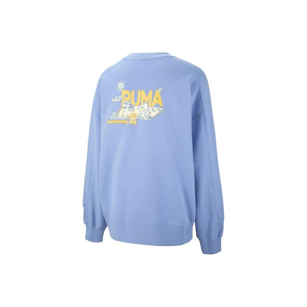 PUMA CLASSICS Joy Лаванда Женские Свитшоты