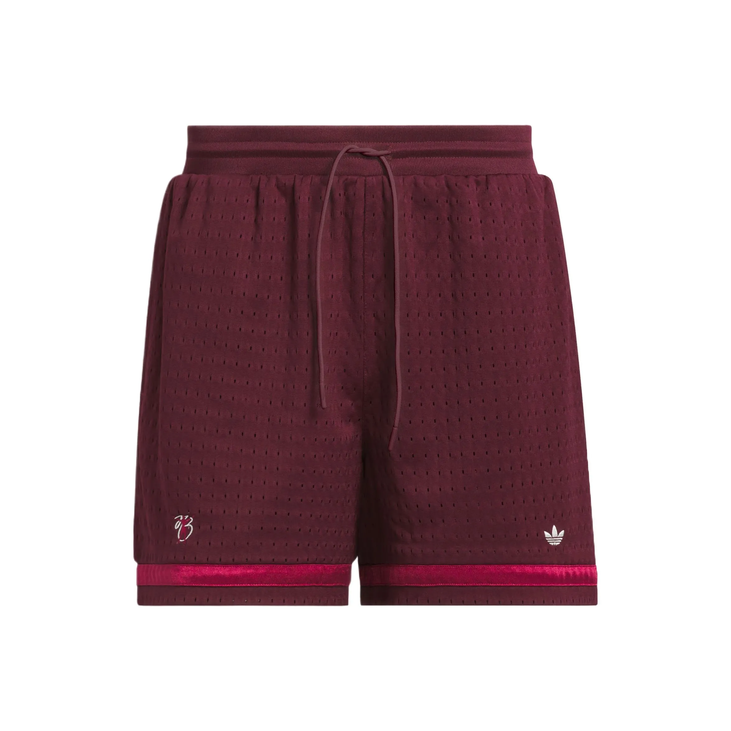 Adidas Originals JUDE BELLINGHAM Повседневные шорты Мужские Темно-красный Фиолетовый