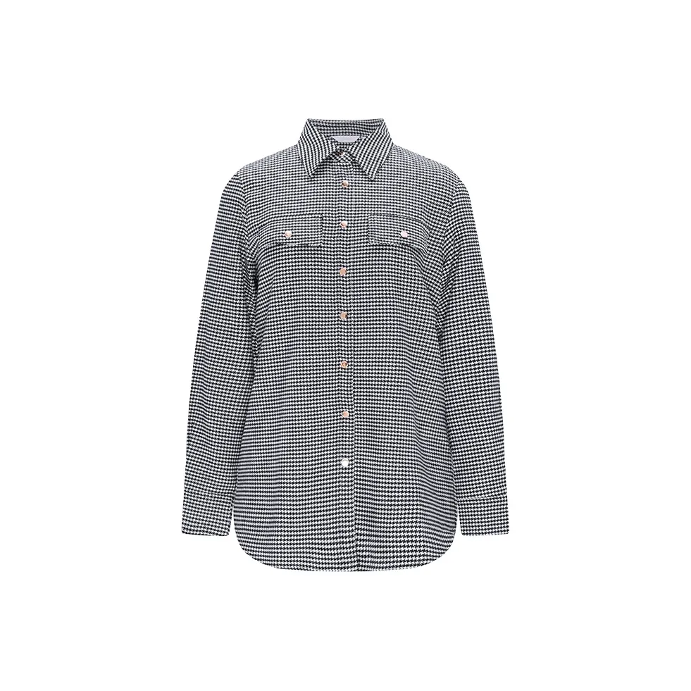 NAVIGARE Рубашка Женская Ночь Черный Белый