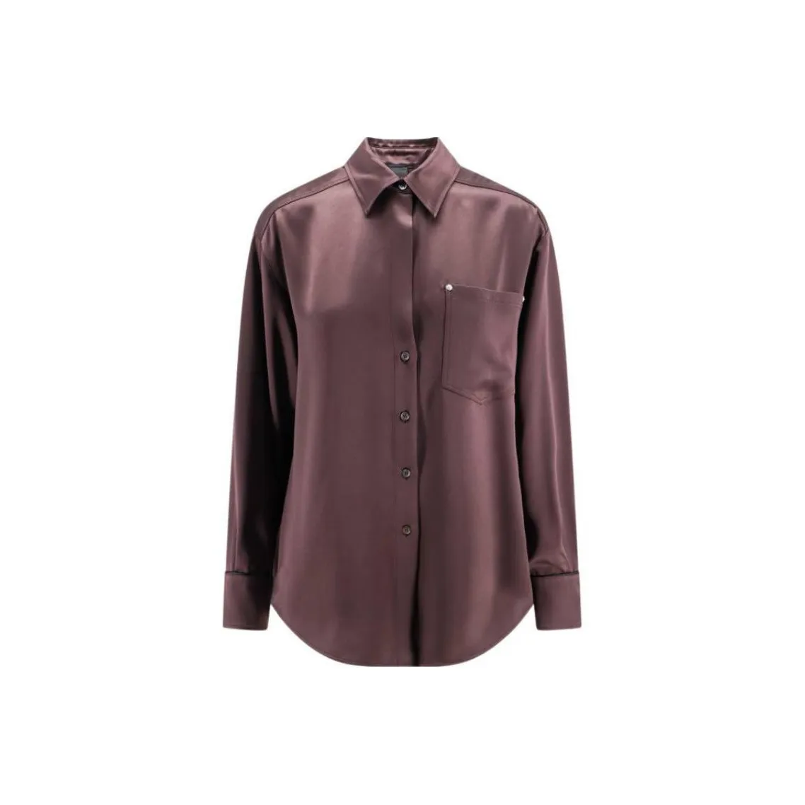PINKO Button-Up Satin Shirt