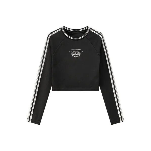 CHUU Длинный рукав Т-рубашка для многослойности Женская