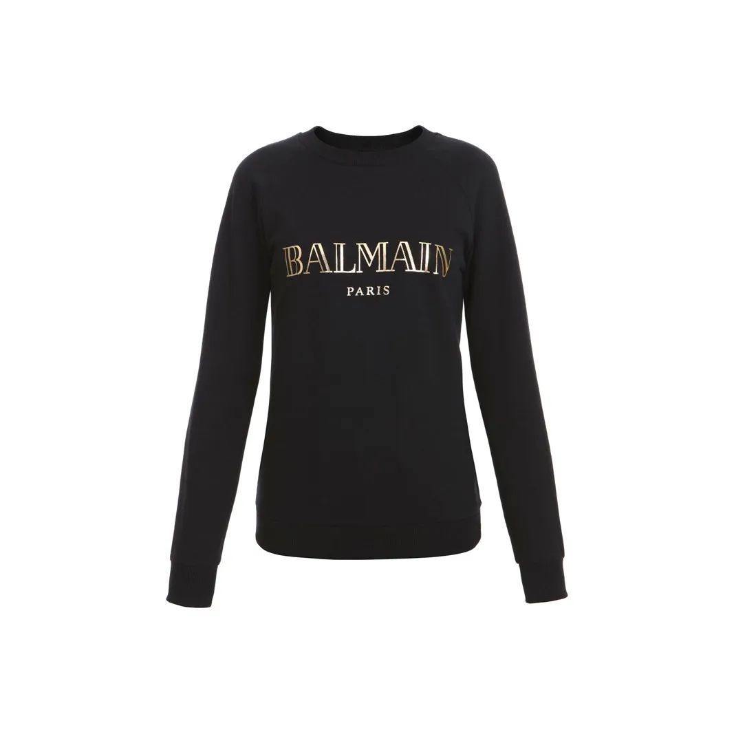 BALMAIN Черные Женские Свитшоты