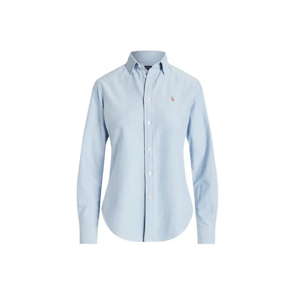 Polo Ralph Lauren Crlte St Long Sleeve Button Front Shirt Blue