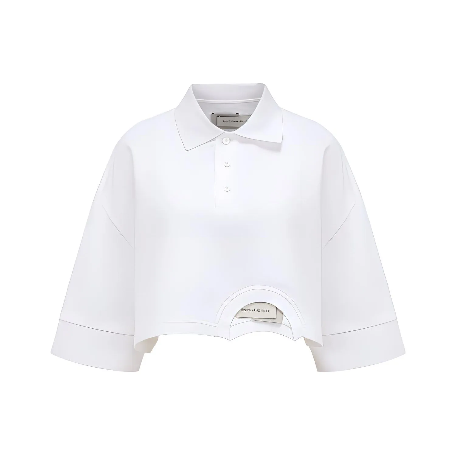 FENG CHEN WANG Деконструкция Белый Женские Поло