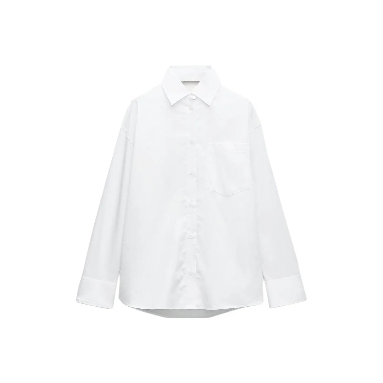 ZARA Trf Белые Женские Рубашки