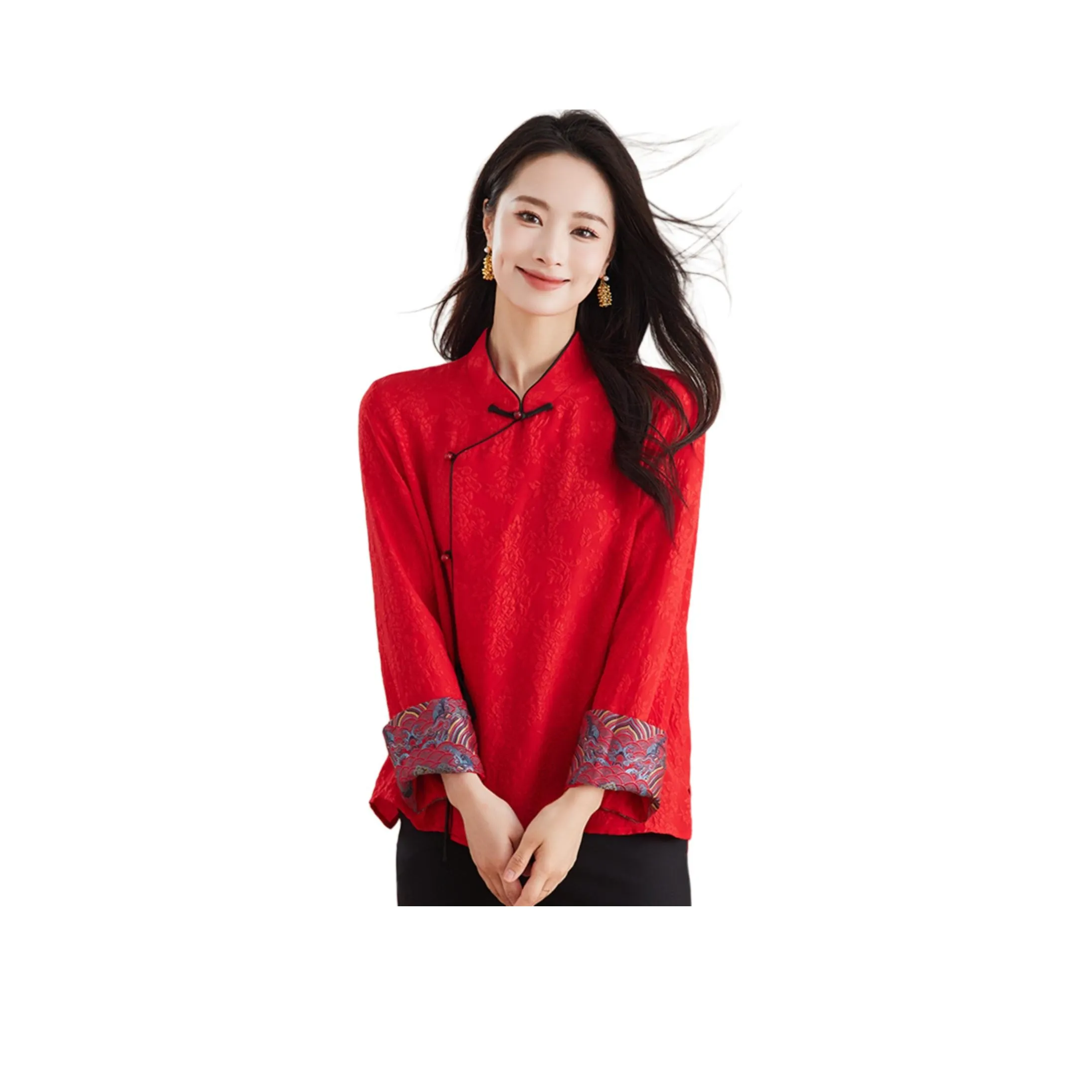 Yi Mengyuan Shirts Women's Red