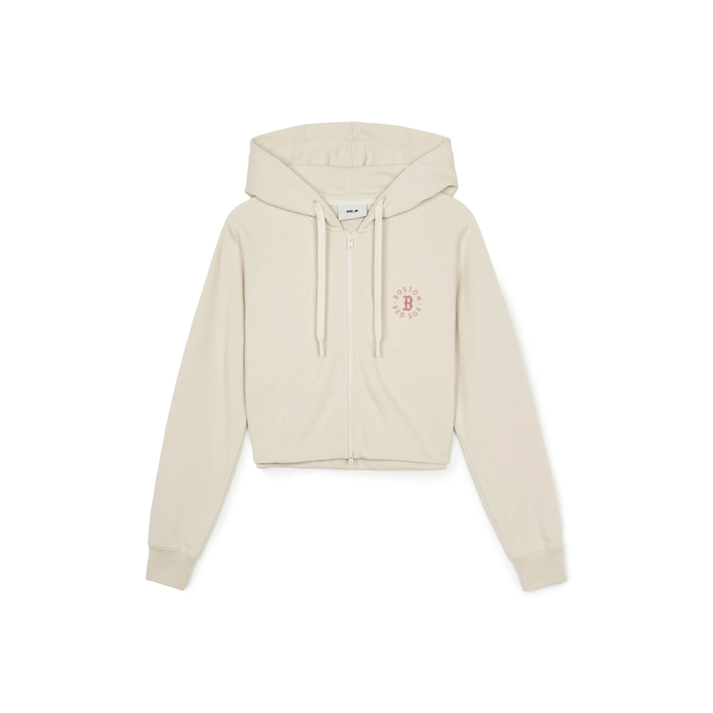 Mlb Base Logo x Круг Basic Logo Boston Red Sox Толстовка Женские Крем