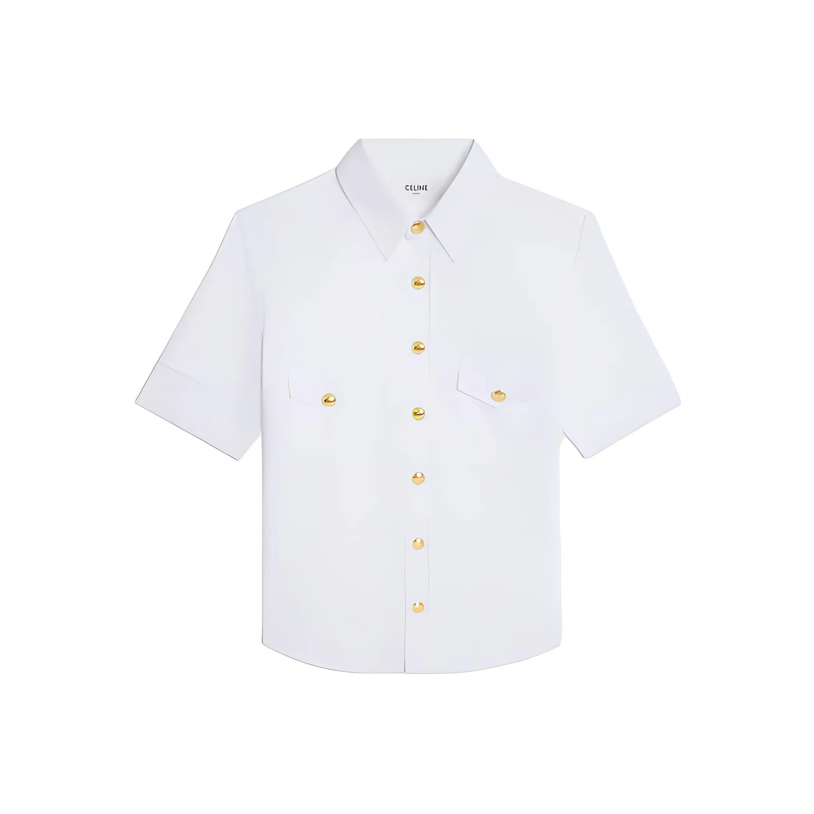 CELINE Chelsea Shirt In Batiste Cotton