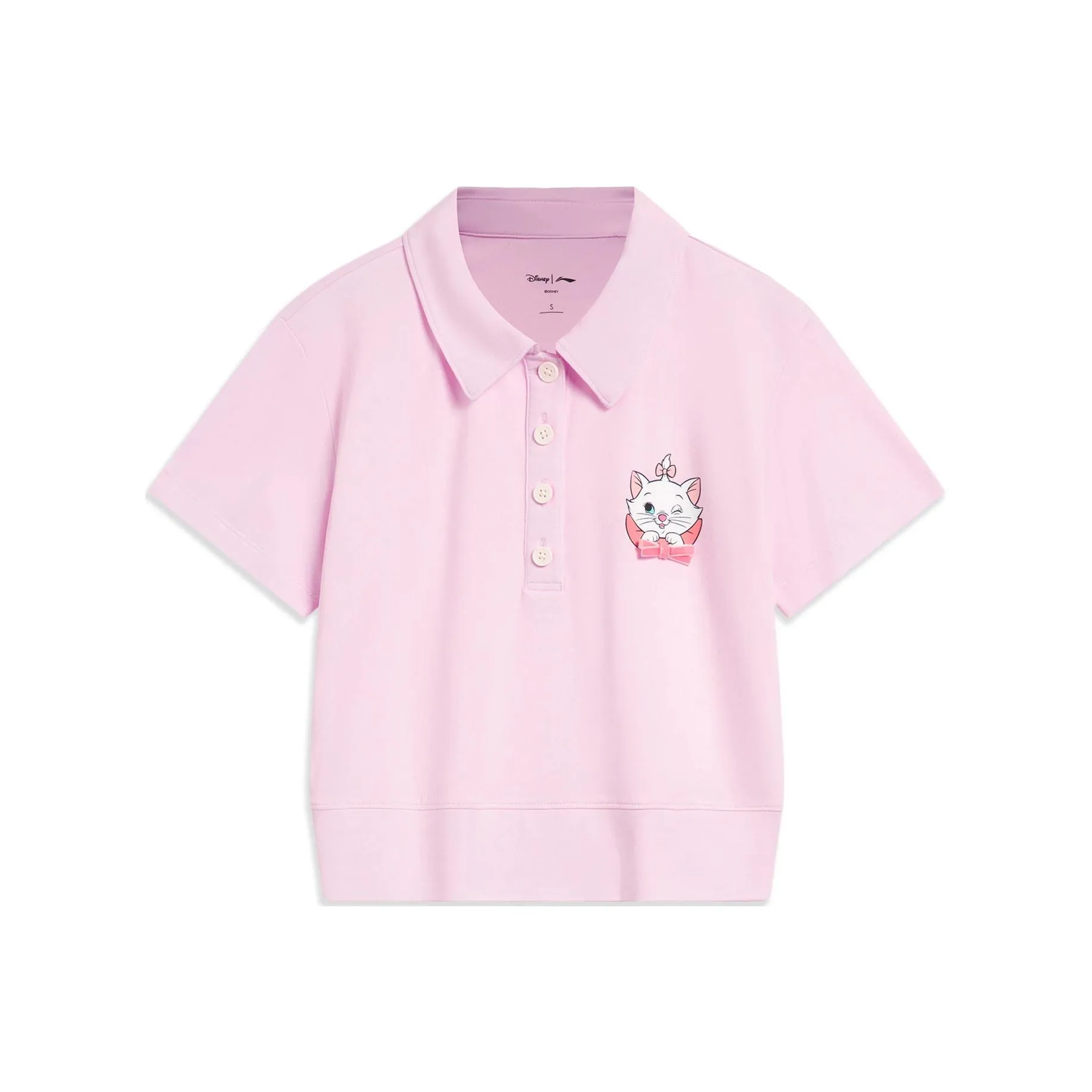 LINING Розово-вишневый Женские Поло