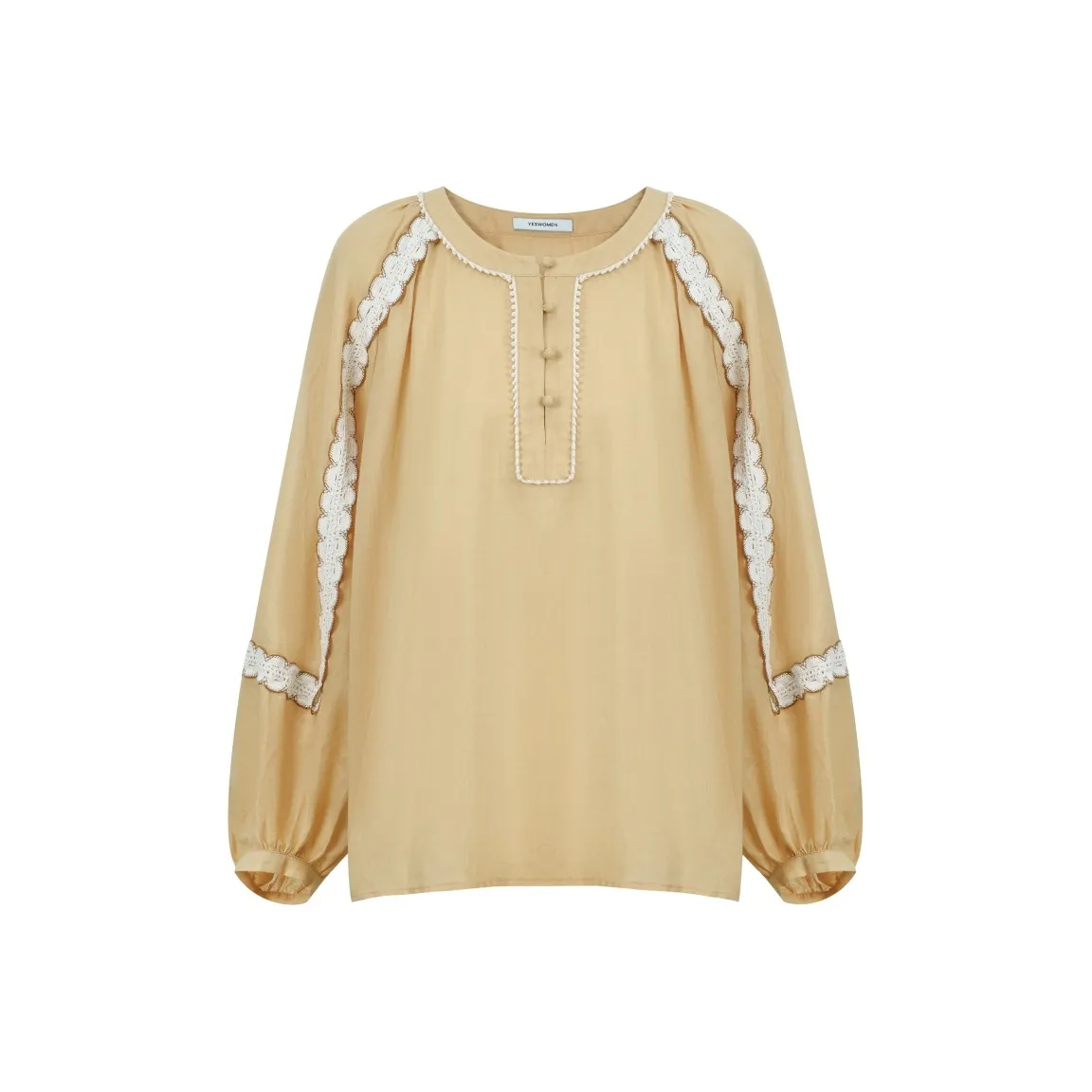 YESWOMEN Shirt Women's Perfume Rose Yellow