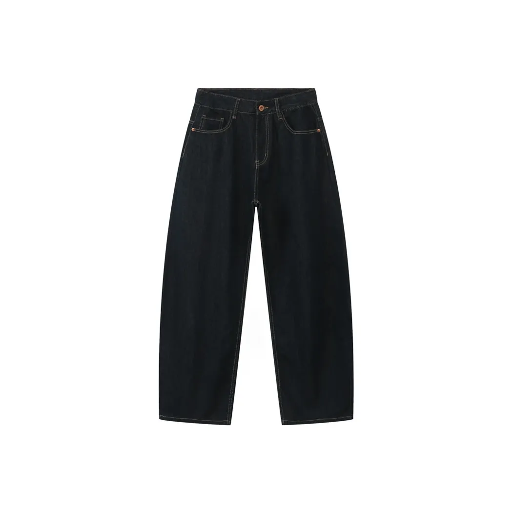 Voguo Relay Минималистичный CLEAN Форма Джинсы Унисекс