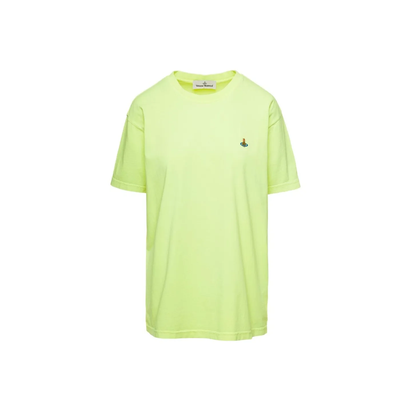 Vivienne Westwood Logo Embroidered Crewneck T Shirt