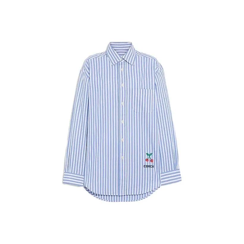 COACH Синие Женские Рубашки