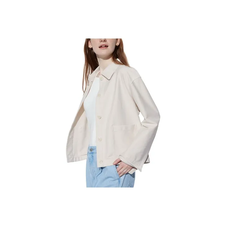 UNIQLO Jackets & Coats Women's Light Beige