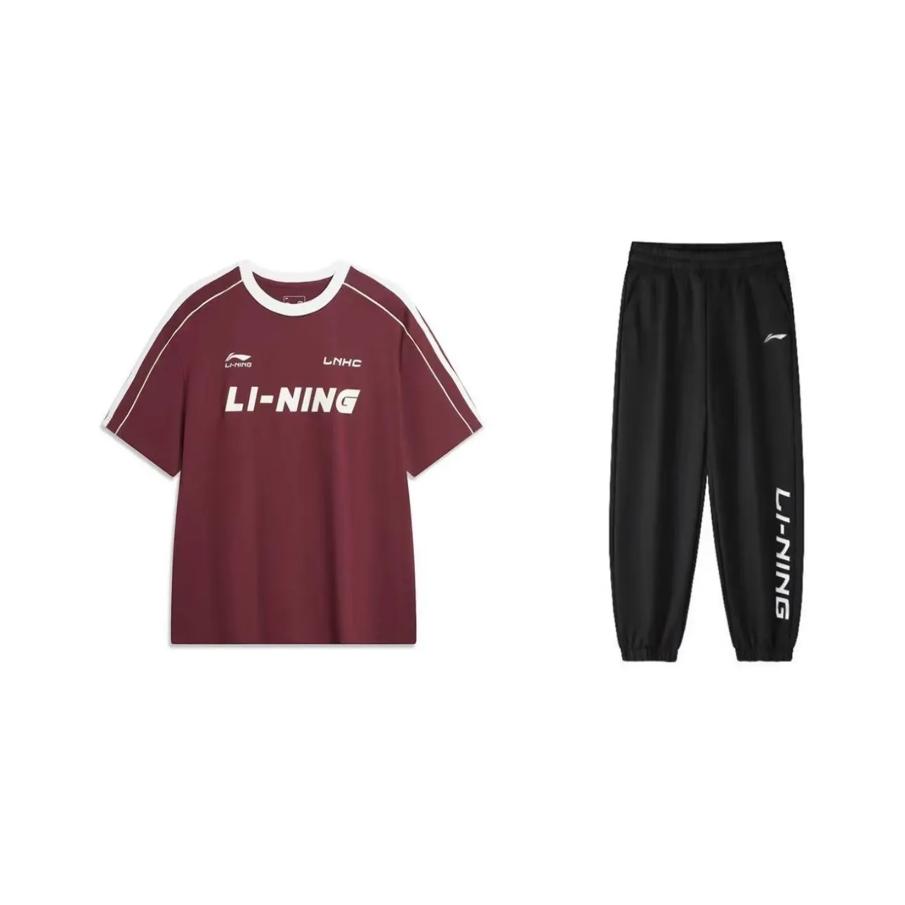 LiNing Sports Life Collection Casual Sportswear Men's Dark Vintage Red
