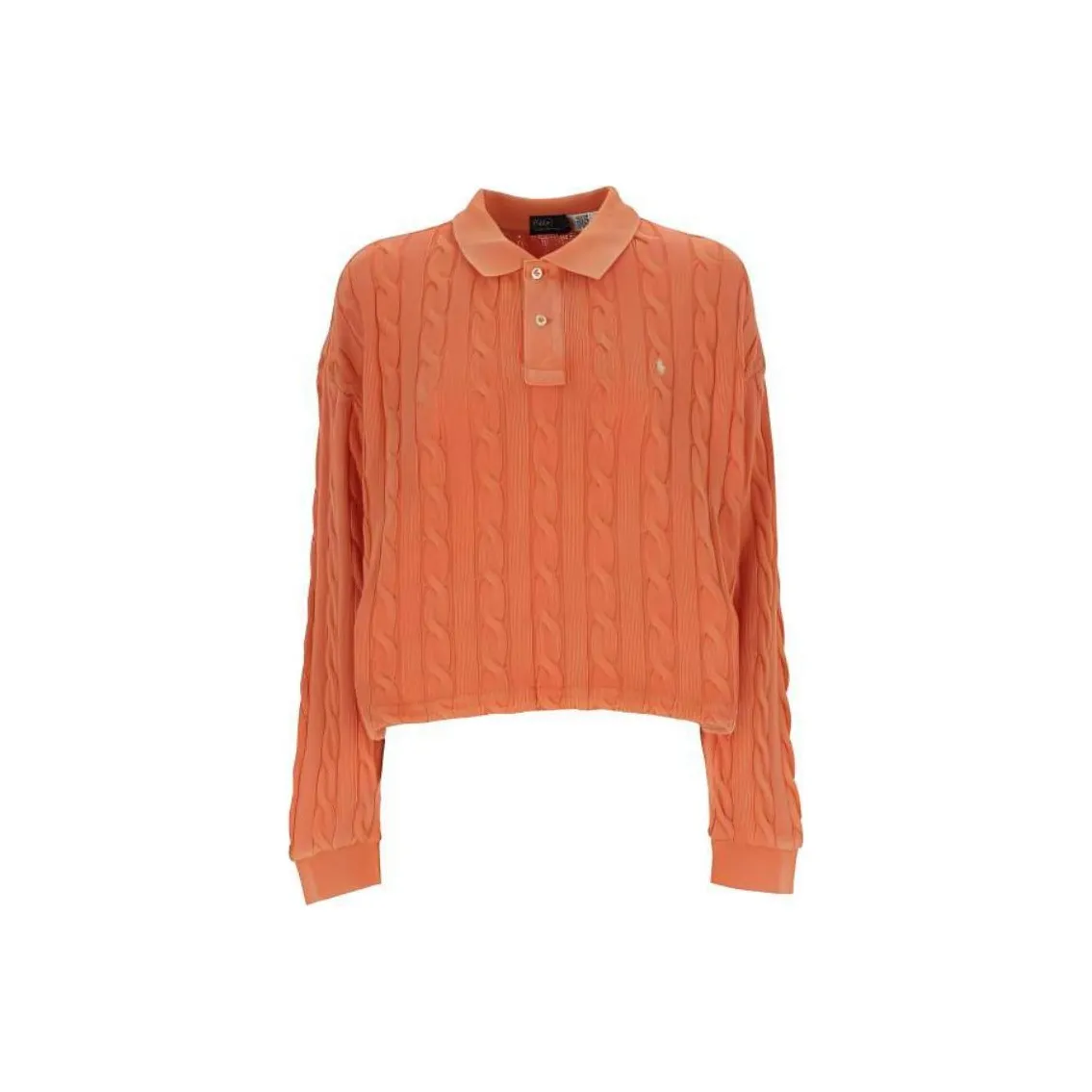 Серые женские рубашки Marc O polo Camo SS23 polo Camo Shirt Women's Orange
