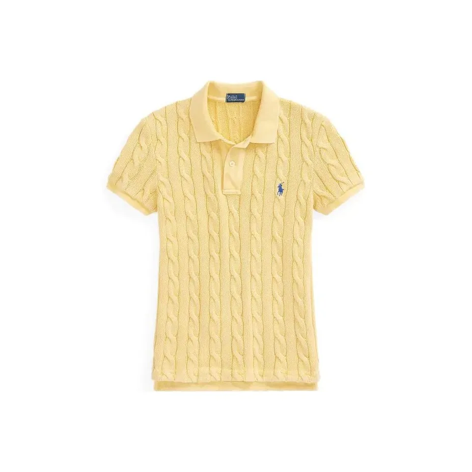 Polo Ralph Lauren FW22 Polo Shirt Women's Yellow