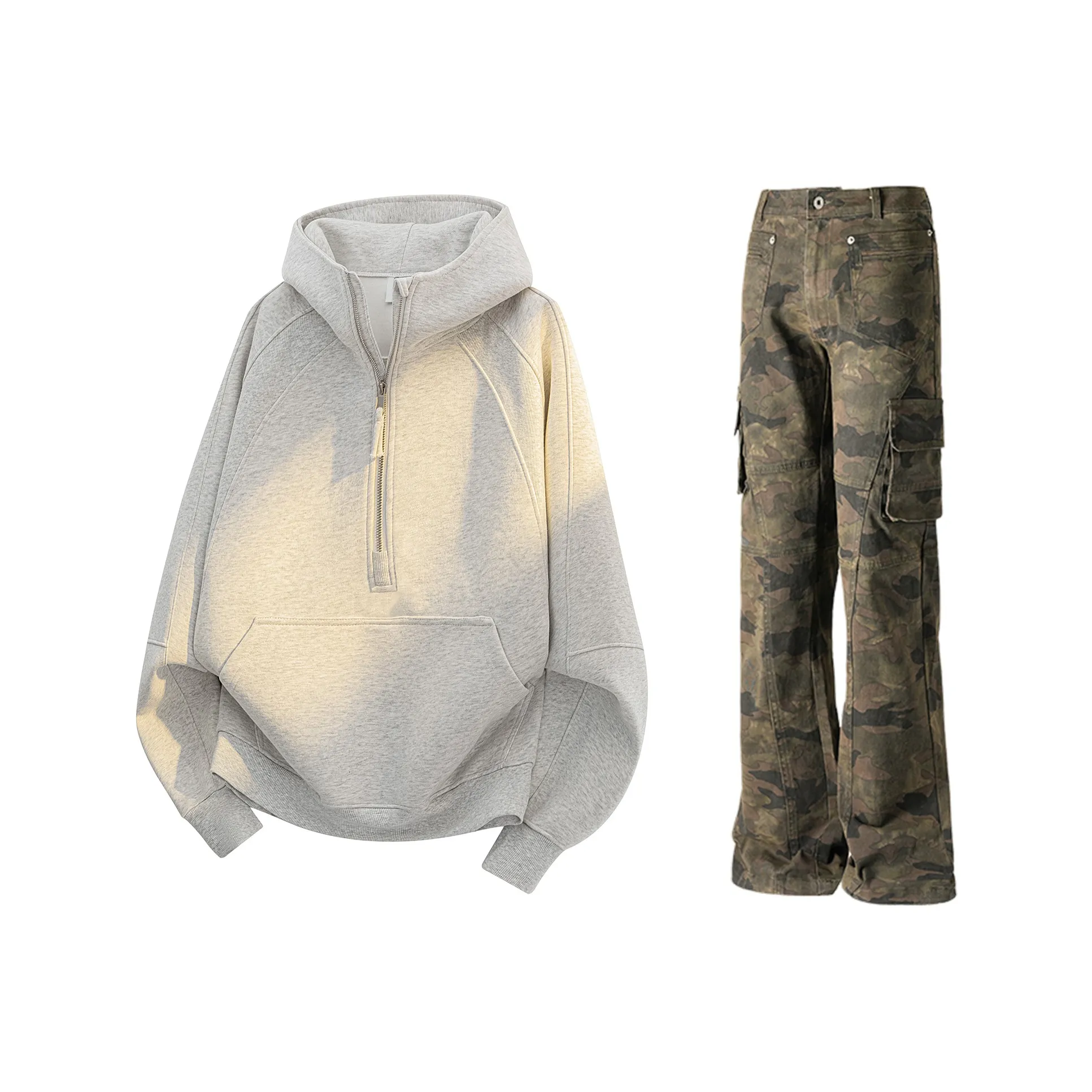 ROSECREED Sweatshirt Set Unisex