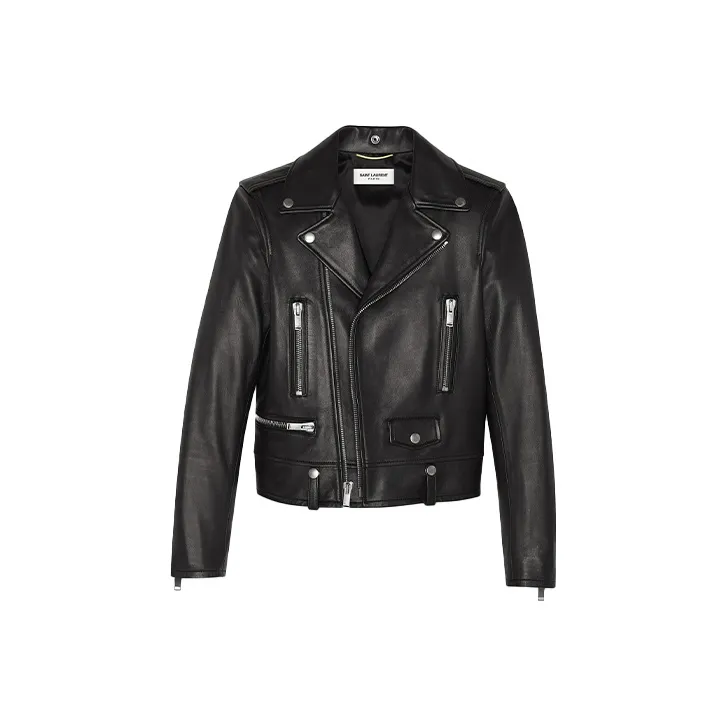 SAINT LAURENT Motorcycle Leather Jacket