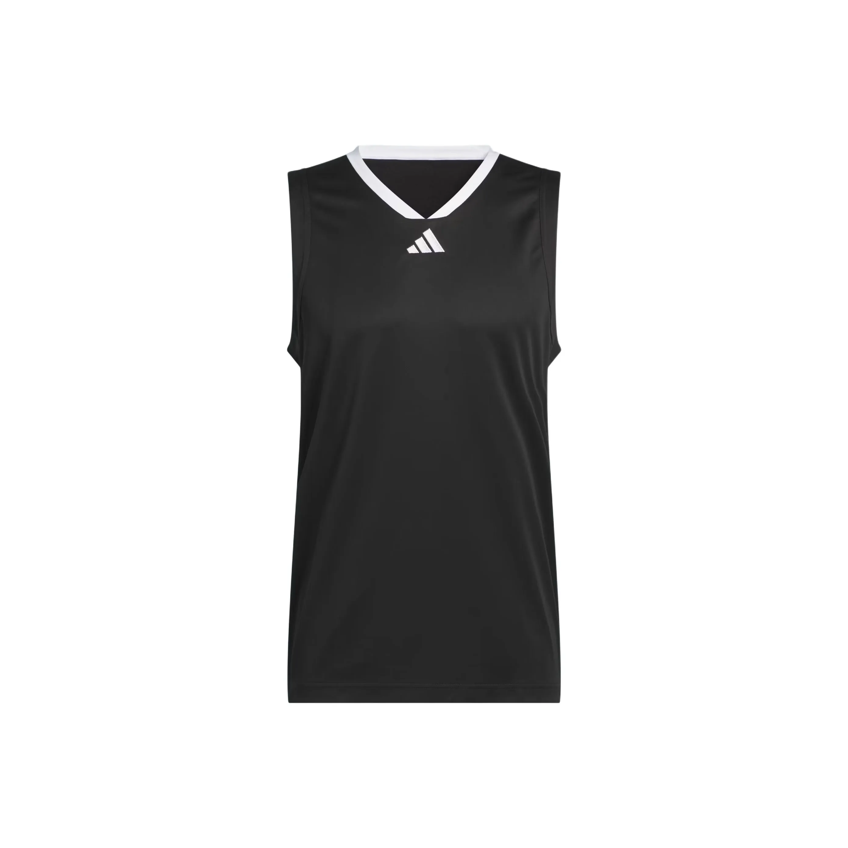 Adidas BASKETBALL3 Stripes FW24 Basketball Jersey Men's Black/White