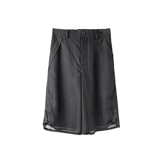 HUANXIANGZHE Повседневные шорты Унисекс Черный