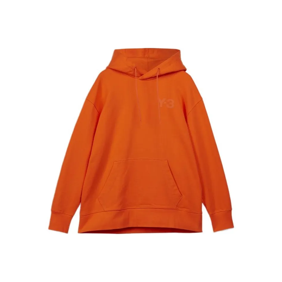 Adidas Y 3 Classic Chest Logo Hoodie Orange